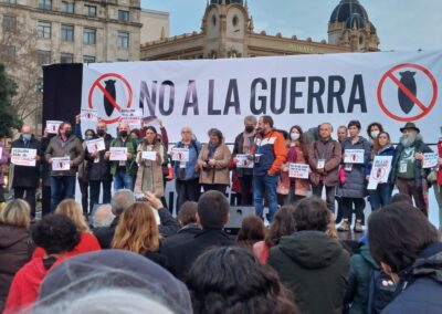 Manifestacio No a la Guerra